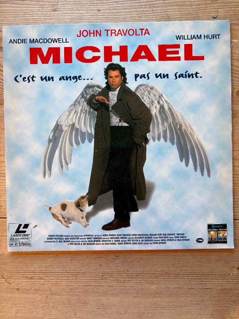 LaserDisc – Michael – John Travolta, Enlèvement ou Envoi, Comme neuf, Film