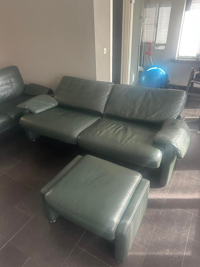 Kwaliteids lederen salon, Huis en Inrichting, Ophalen, Gebruikt