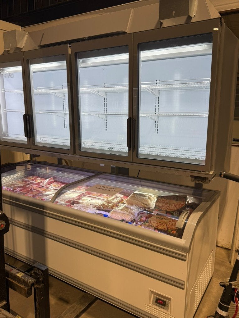 Professionele koel- en diepvriescombinatie voor winkels, Ophalen, Diepvries