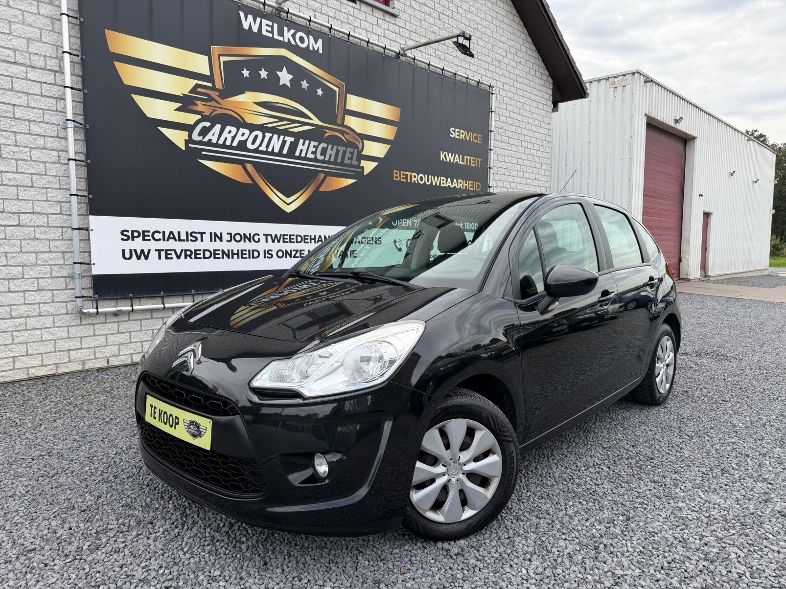 Citroen C3 1.4 hdi EXCLUSIVE 2010 gekeurd met GARANTIE !, Zwart, Airconditioning, Te koop, Stadsauto