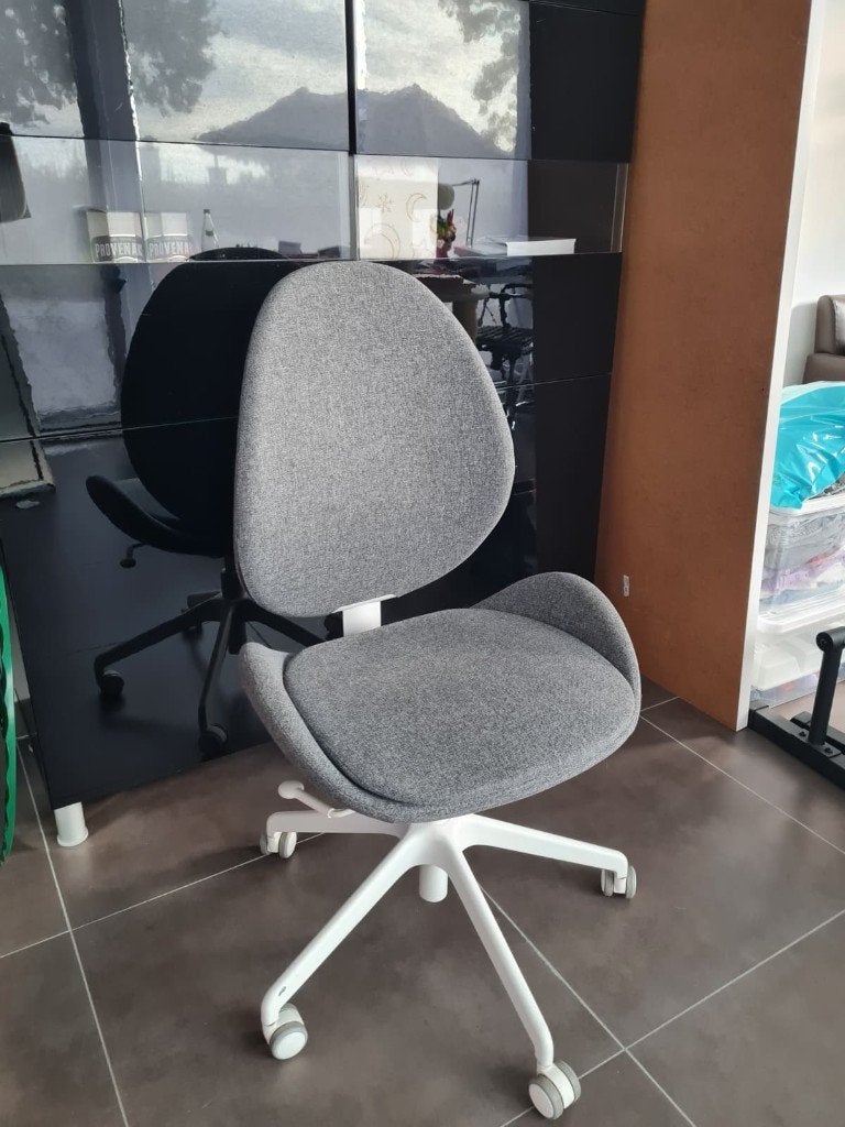 Bureaustoel (volwassenen) - Ikea, Enlèvement, Comme neuf, Gris, Chaise de bureau