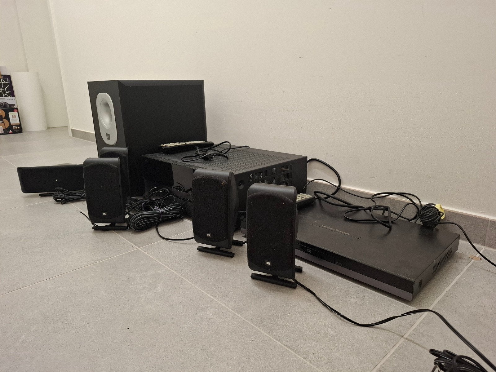 Home cinéma Harman Kardon + enceintes JBL – Ensemble complet, Enlèvement