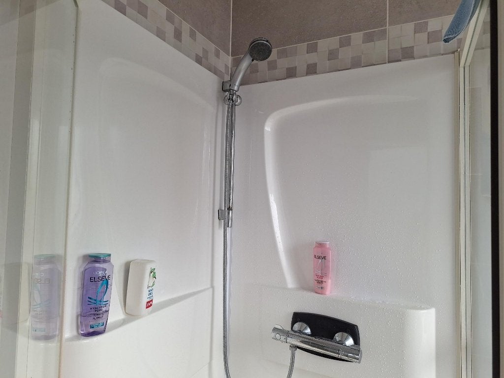 Douchekabine 90x90 incl. Grohe kraan, Ophalen, Gebruikt, Met douche