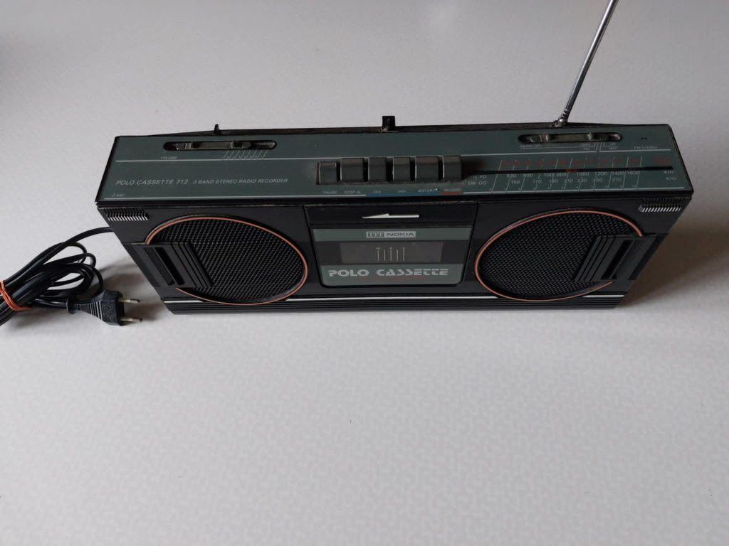 Radio met casette Retro, Enlèvement, Utilisé, Radio