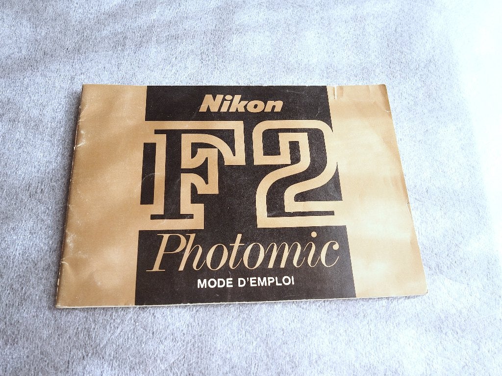 Manuel d'utilisation du Nikon F2 Photomic, TV, Hi-fi & Vidéo, Enlèvement, Utilisé, Reflex miroir, Nikon