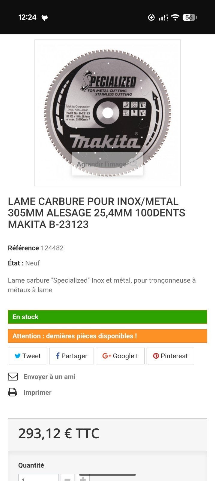 l'âme carbure, Ophalen, Nieuw, Overige metalen