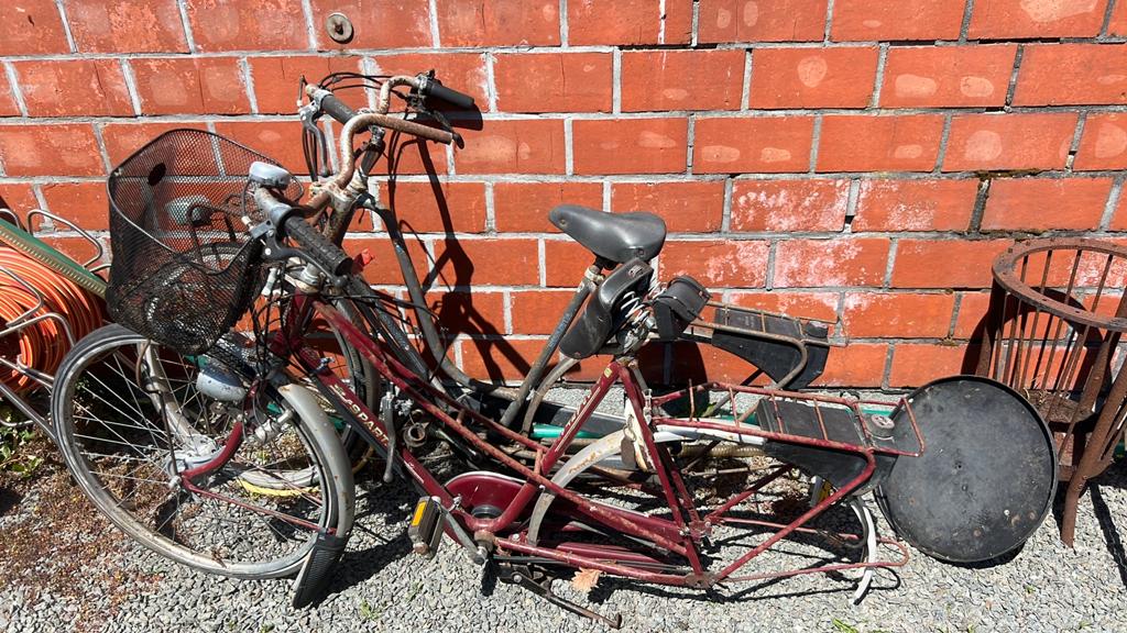 Spartamet 2oude frames zonder motor en achterwiel, Fietsen en Brommers, Ophalen, Gebruikt