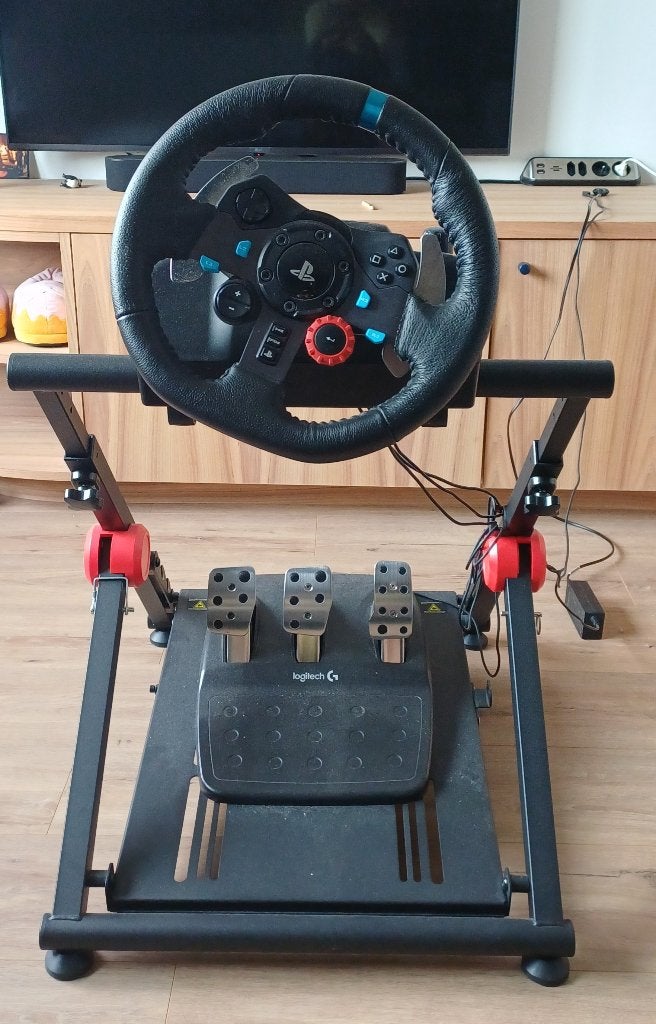 Logitech G29 + Oplite Wheel Stand – simracing set, Ophalen, Gebruikt, Stuur of Pedalen, PlayStation 4