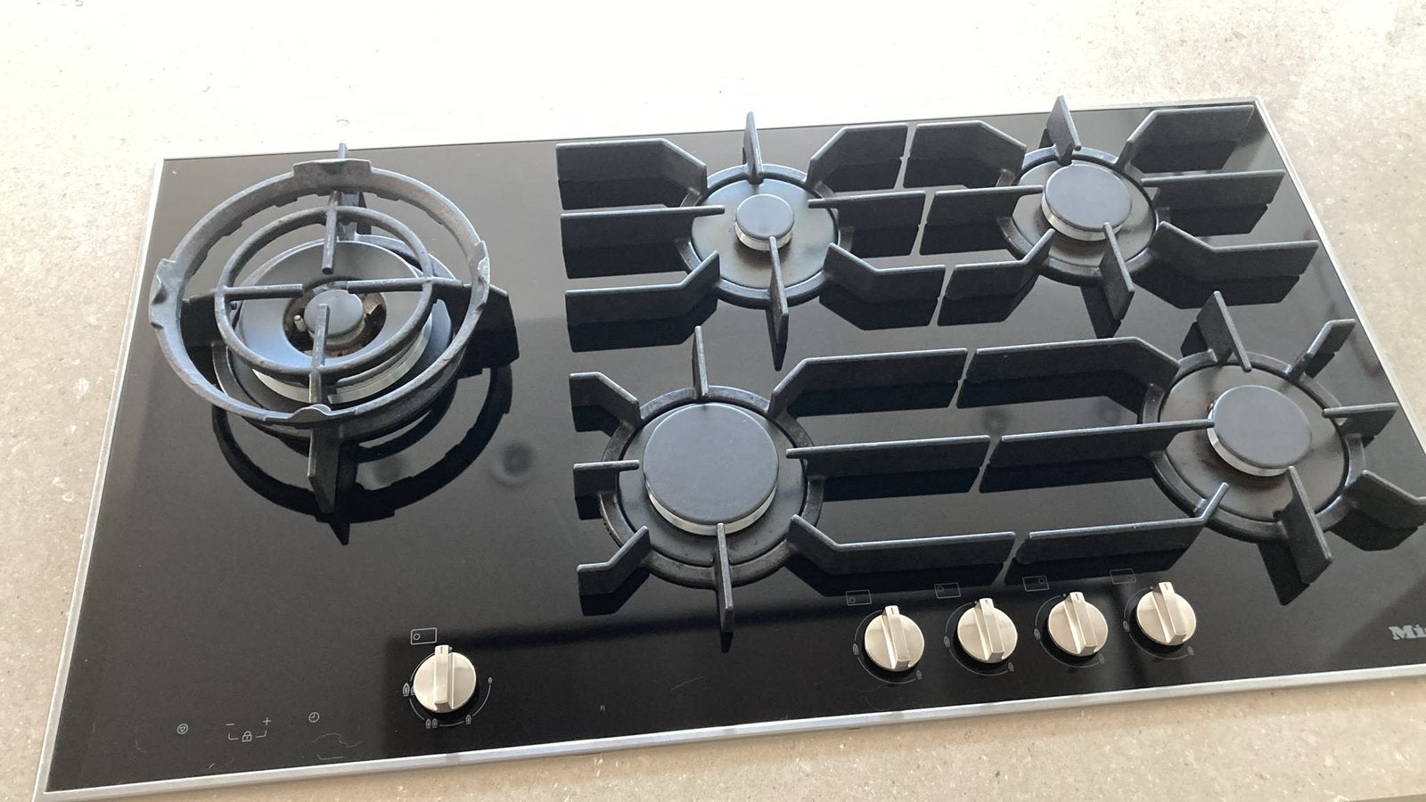 Kookplaat Miele op gas, Elektronische apparatuur, Ophalen, Zo goed als nieuw, Inbouw, Gas