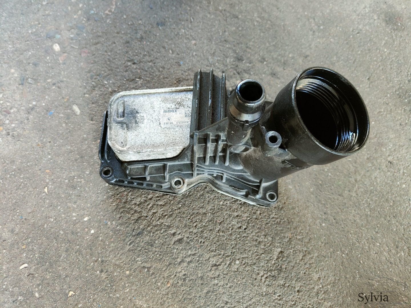 Oliekoeler warmtewisselaar BMW motor code N47 8507626, -, Utilisé, -, -
