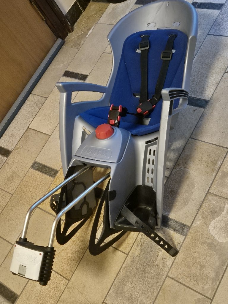 Hamax Siesta fietsstoeltje voor kinderen, Ophalen, Achterzitje, Voetsteuntjes, 0 t/m 18 kg