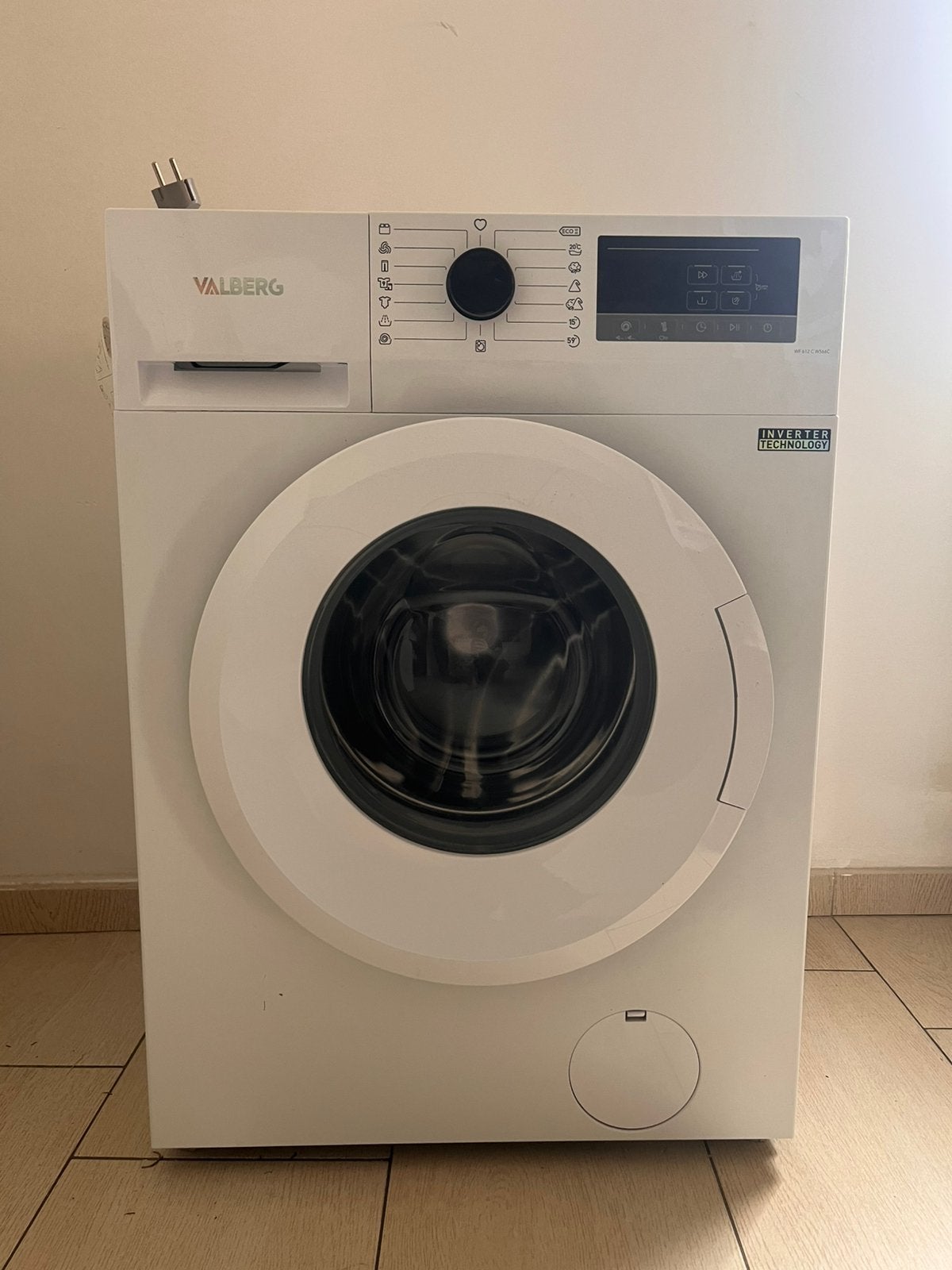 Wasmachine Valberg, 6 tot 8 kg, Ophalen of Verzenden, Zo goed als nieuw, 85 tot 90 cm