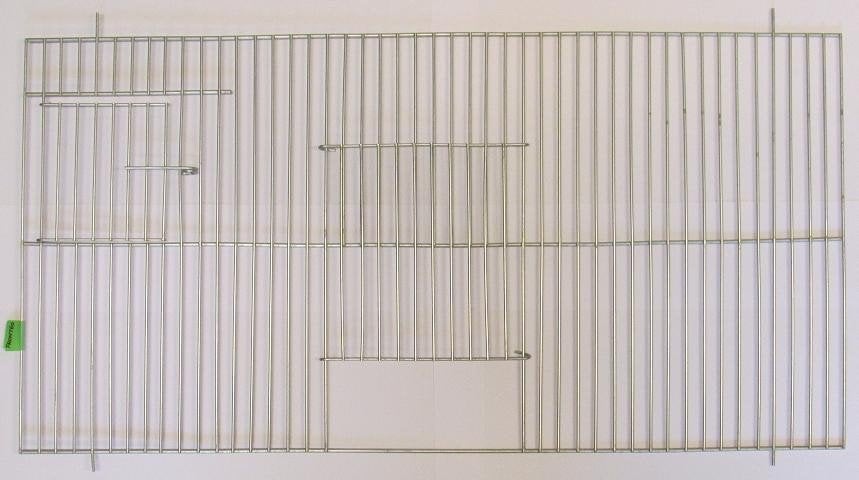 Front voor vogelkooi 60 x 30 cm 1 draaideur 1 valdeur, Ophalen of Verzenden, Nieuw, Metaal, Vogelkooi