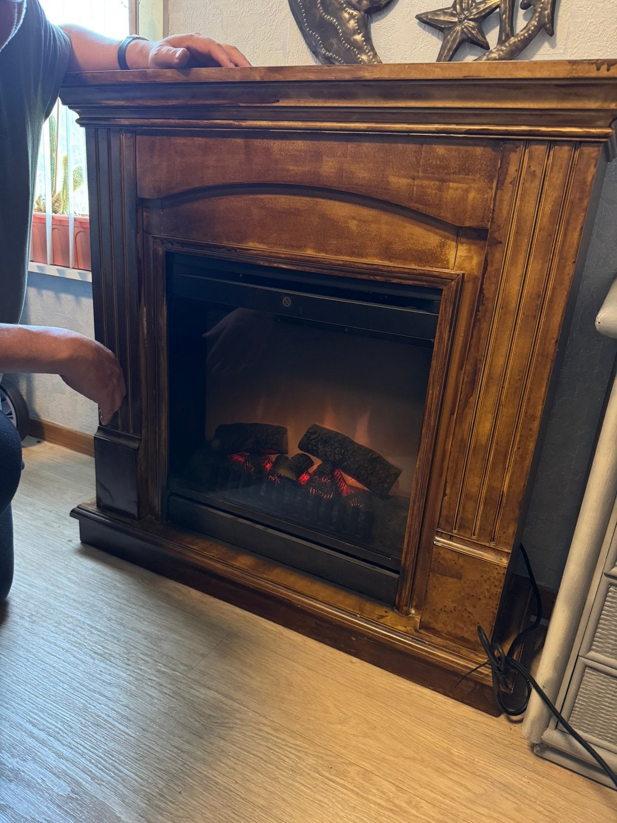 Kachel met verwarming of voor sier, Ophalen, Gebruikt, Inbouwhaard, Elektrische haard