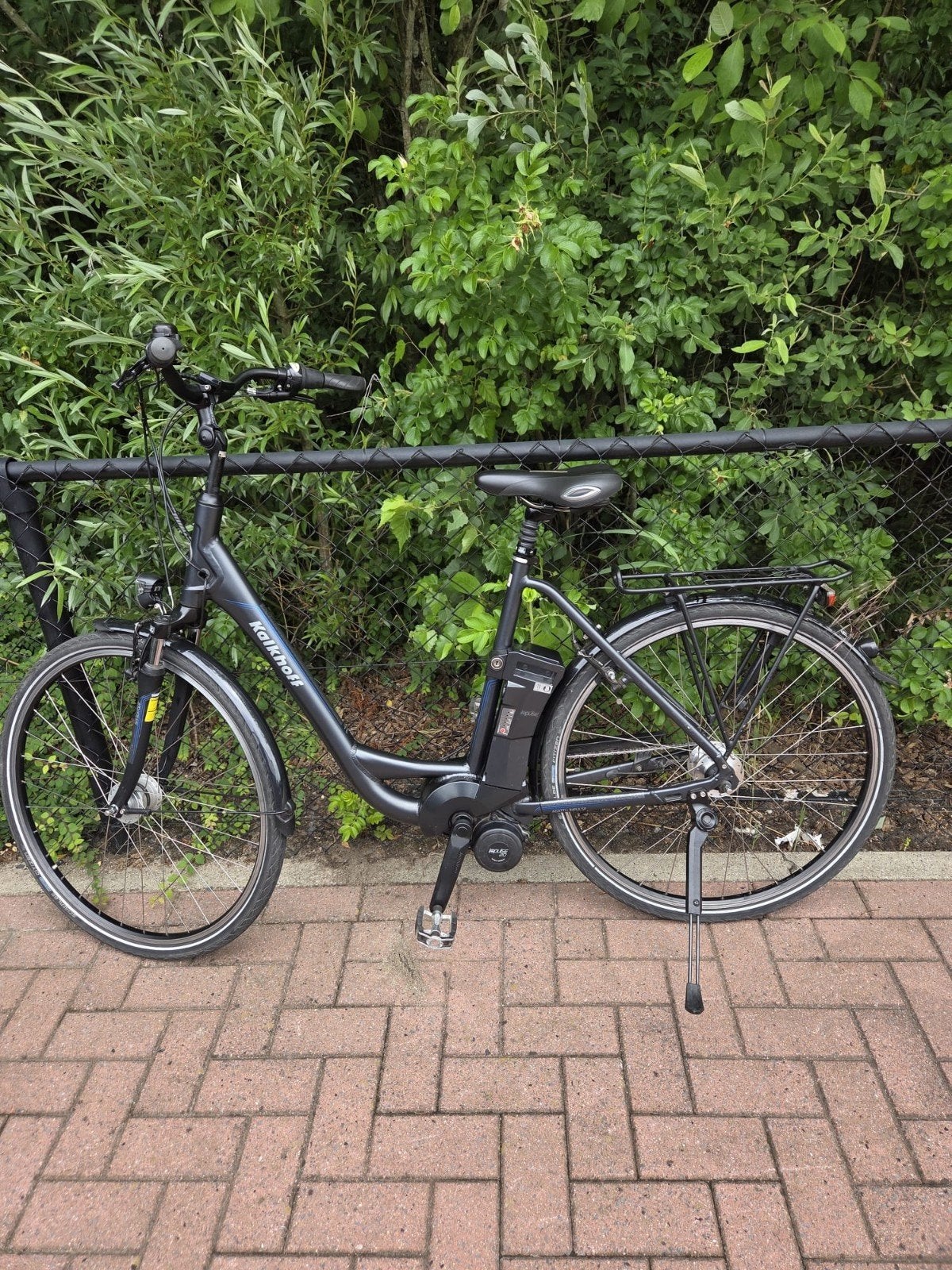 Elektrische Damesfiets, Ophalen