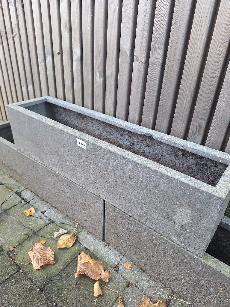 4 jardinières 65 x 15 x 16, Moins de 30 cm, Enlèvement, Utilisé, 60 à 100 cm