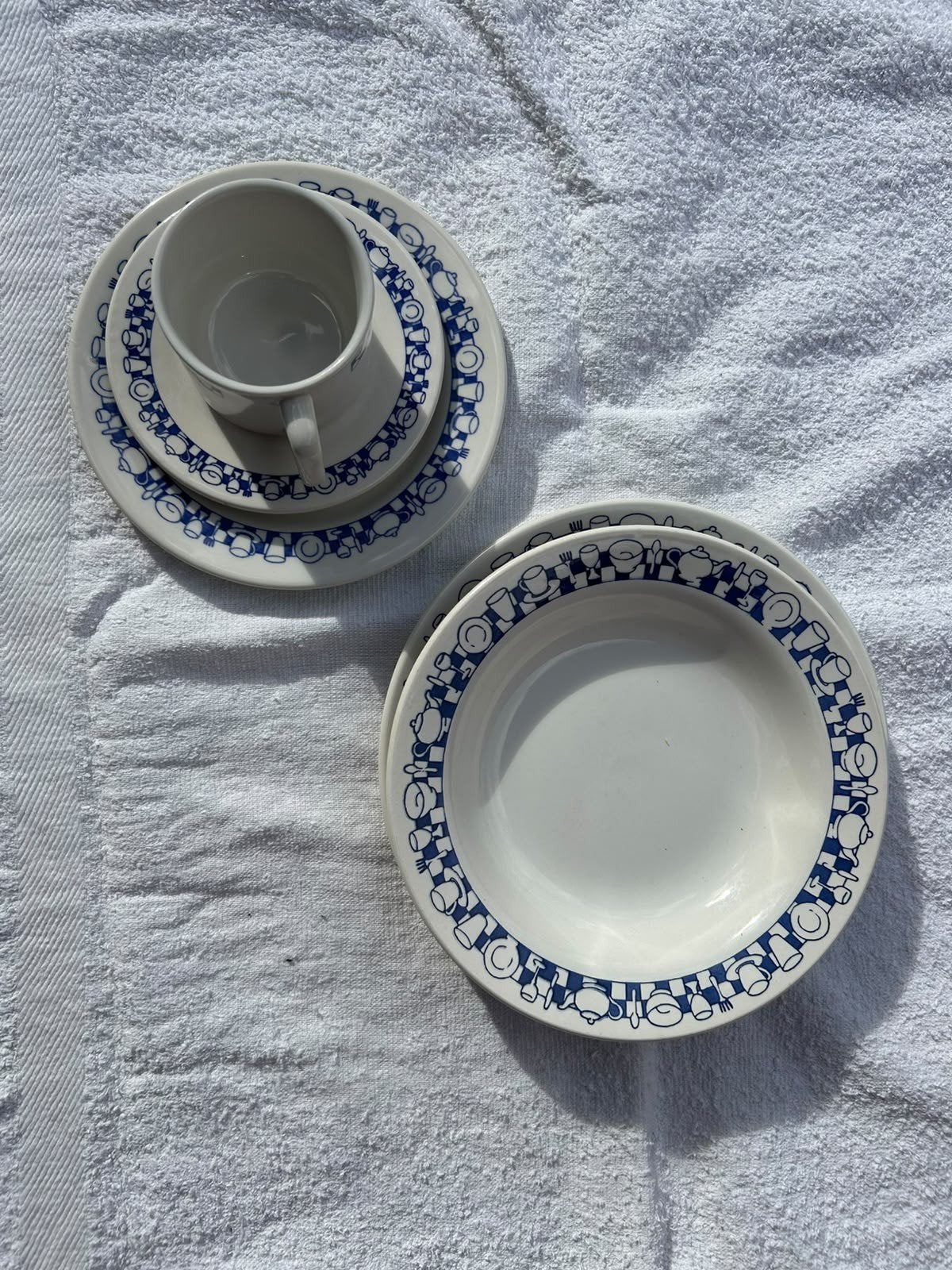 Vintage servies Oxford Brazil, Ophalen