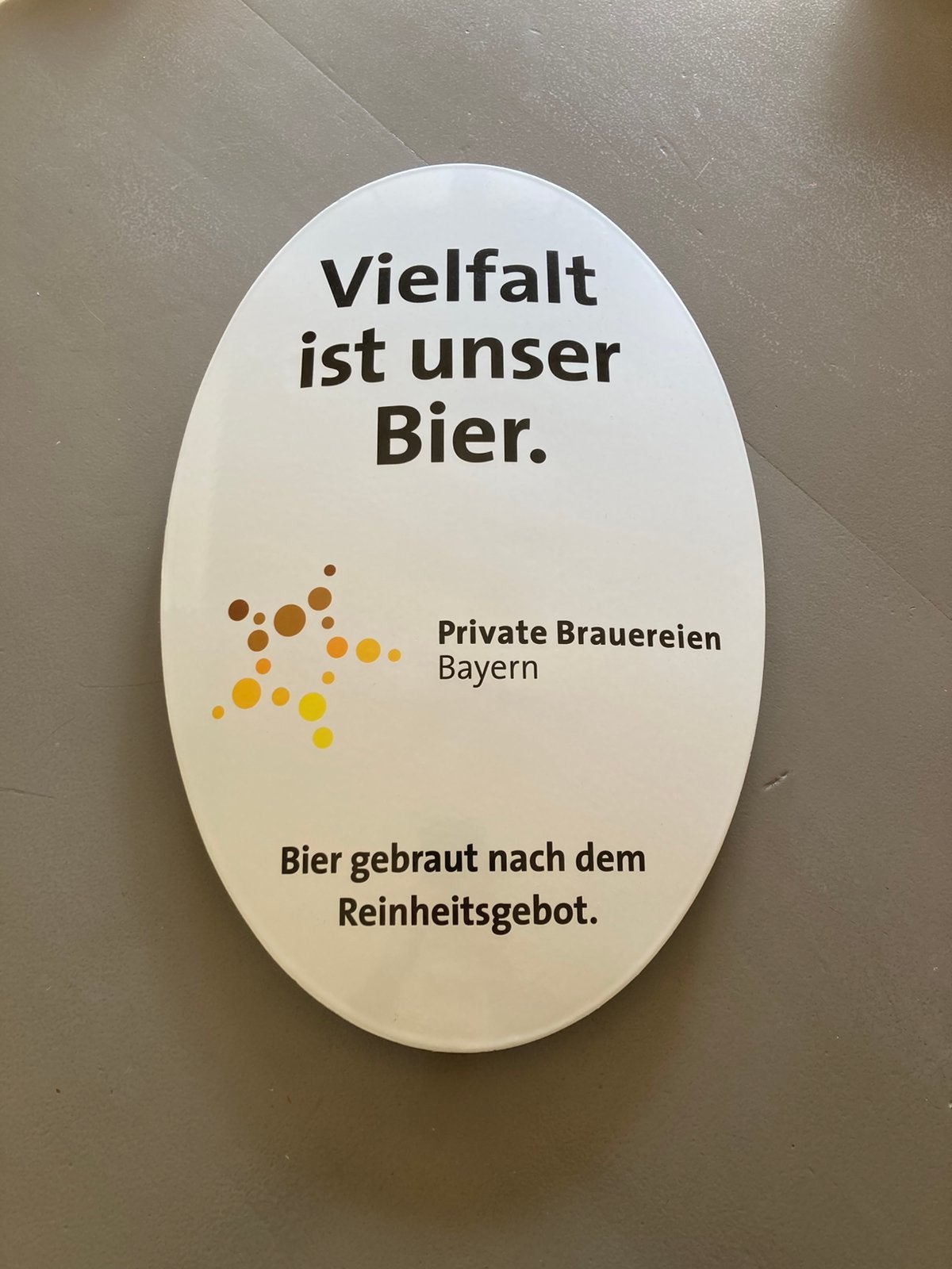 Private brauereien Bayern emaille, Antiquités & Art, Enlèvement ou Envoi