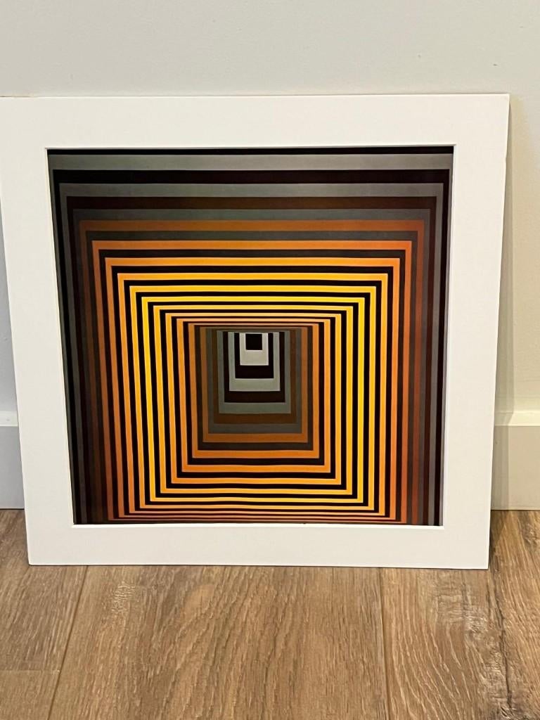 Victor Vasarely "Graphic Patterns & Illusions" 1974, Enlèvement ou Envoi