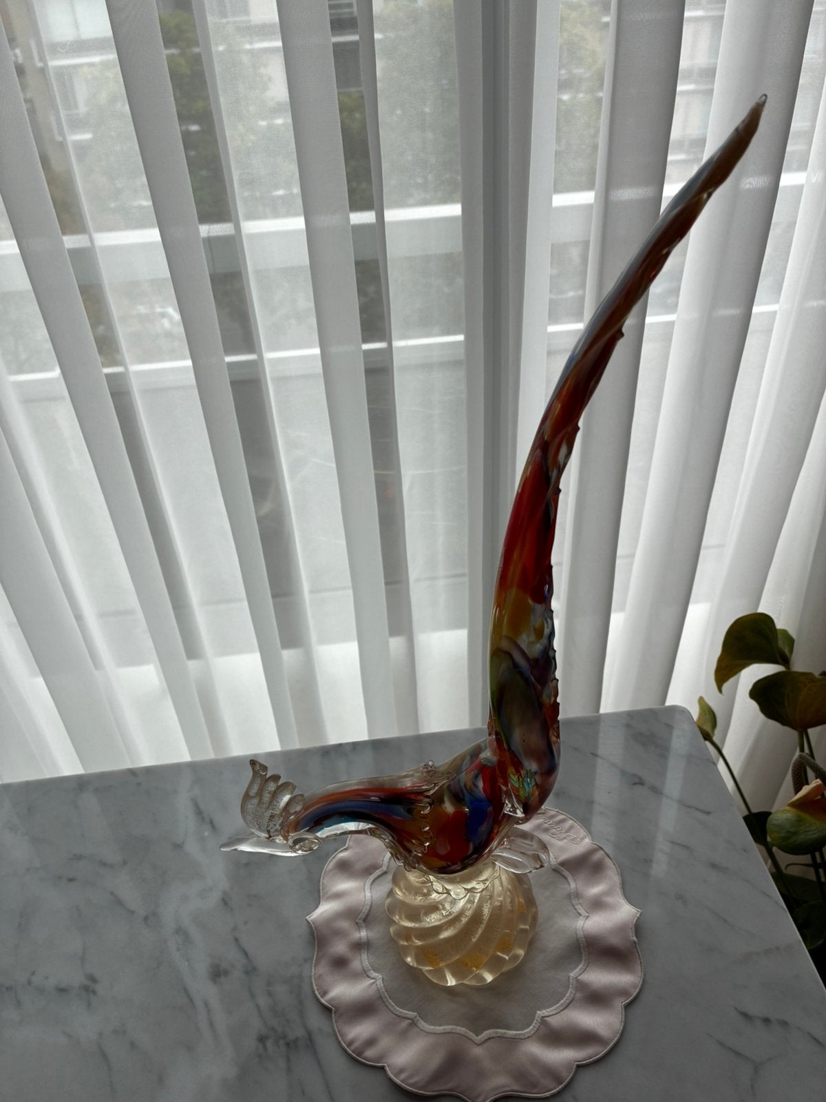 Prachtige Vintage Murano fazant, Ophalen