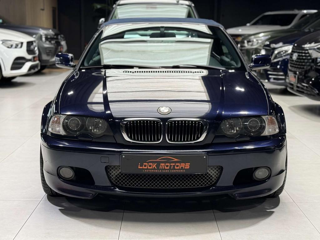 BMW 3 Serie 320 ci Pack M CABRIO CUIR CLIM XENON H/K SIEGE C, Auto's, 4 zetels, Zwart, Cabriolet, Blauw