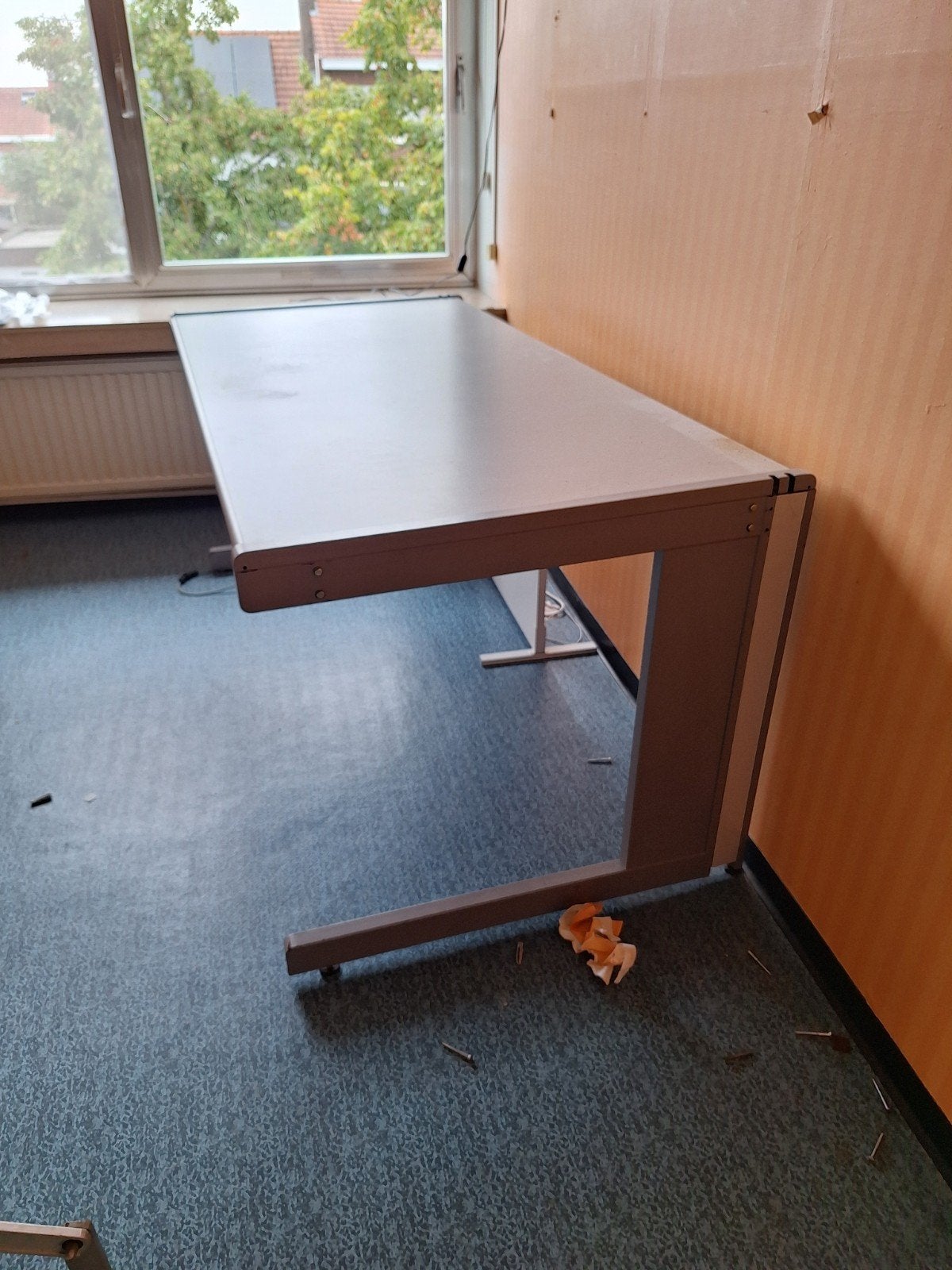 gratis bureau, Huis en Inrichting, Ophalen, 160 cm, Gebruikt, Industrieel