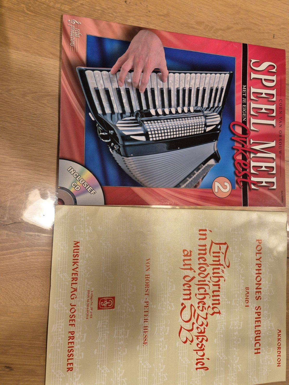 accordeon partituur, Muziek en Instrumenten, Accordeons, Ophalen, Zo goed als nieuw