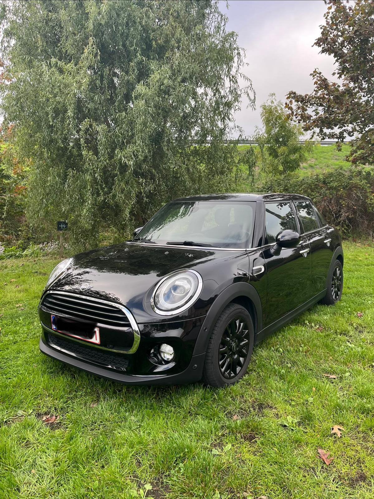 Mini cooper 5drs benzine, Auto's, Stof, Xenon verlichting, Zwart, Handgeschakeld