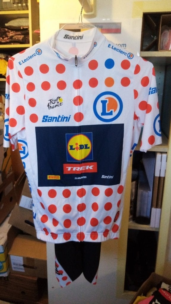 Santini Lidl-Trek Tour de France Wielerset, Ophalen of Verzenden, Zo goed als nieuw, Lopen en Fietsen