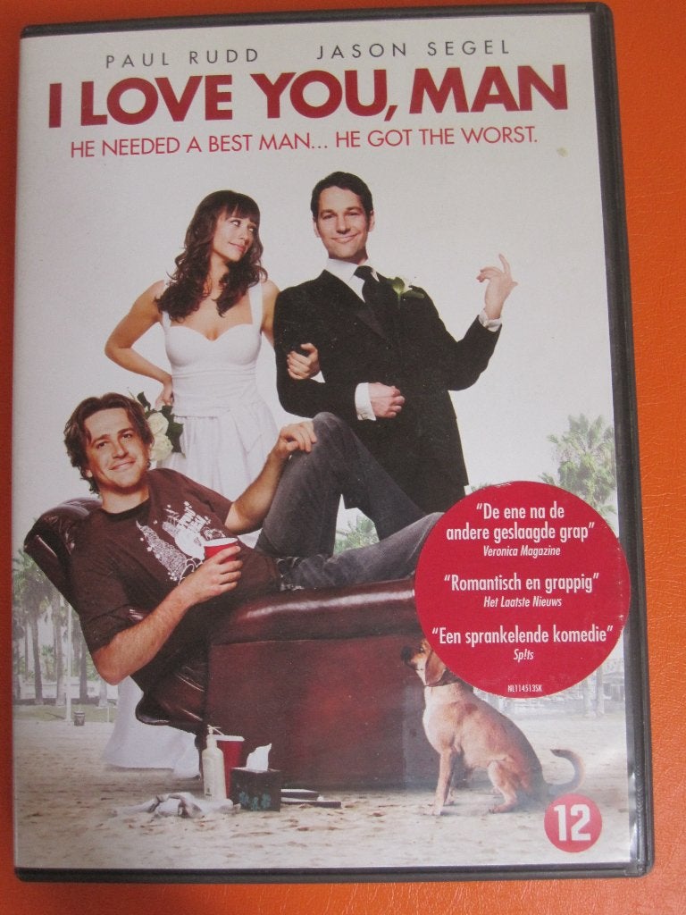 Je t'aime, mec (2009), CD & DVD, DVD | Comédie, Enlèvement ou Envoi, Anglais, Néerlandais, Comme neuf
