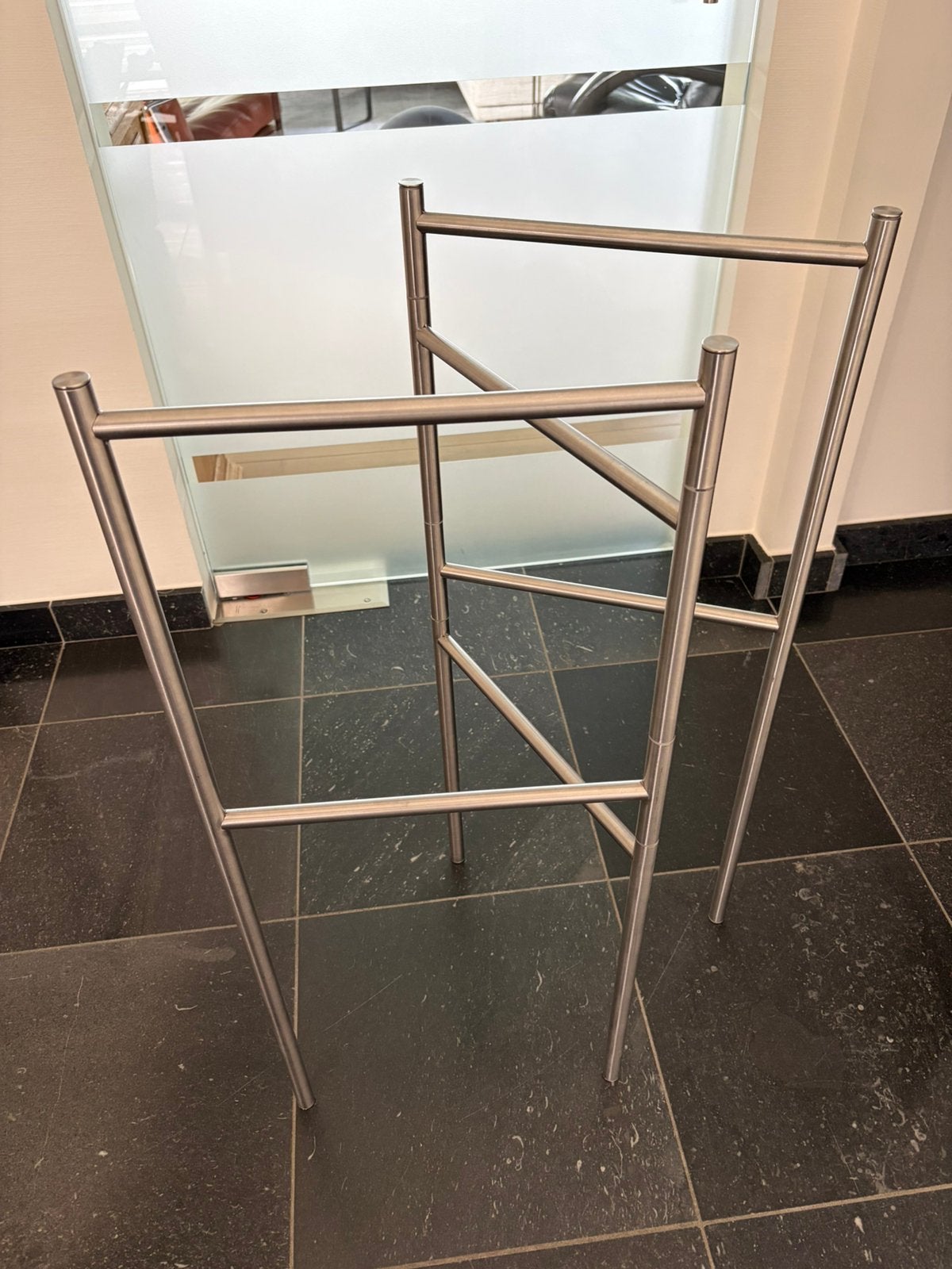 Porte-serviettes chromé, Enlèvement, Comme neuf