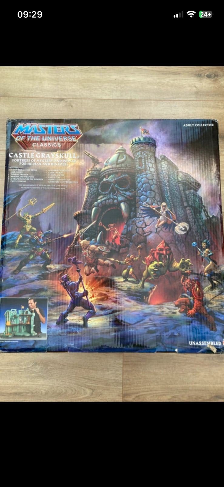 He man classics castle grayskull, Kinderen en Baby's, Speelgoed | Actiefiguren, Verzenden, Zo goed als nieuw