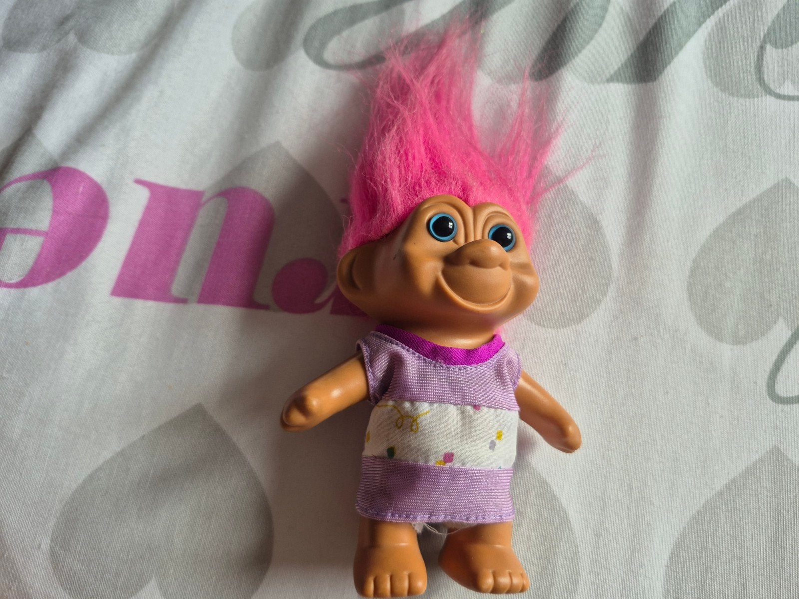 vintage troll popje tnt jaar 1991 11cm, Ophalen of Verzenden