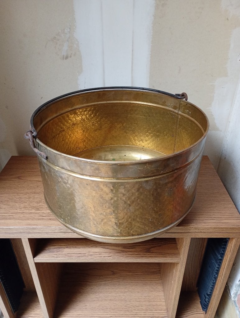 XL vintage messing pot Nijfhof Zevenaar, Ophalen, Koper