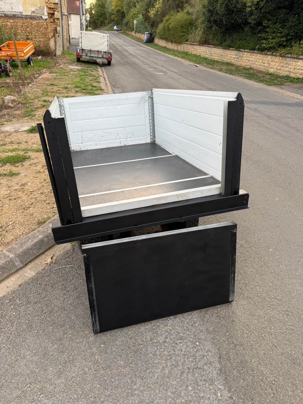 remorque pour quad ou tracteur tondeuse, Jardin & Terrasse, Enlèvement, Utilisé