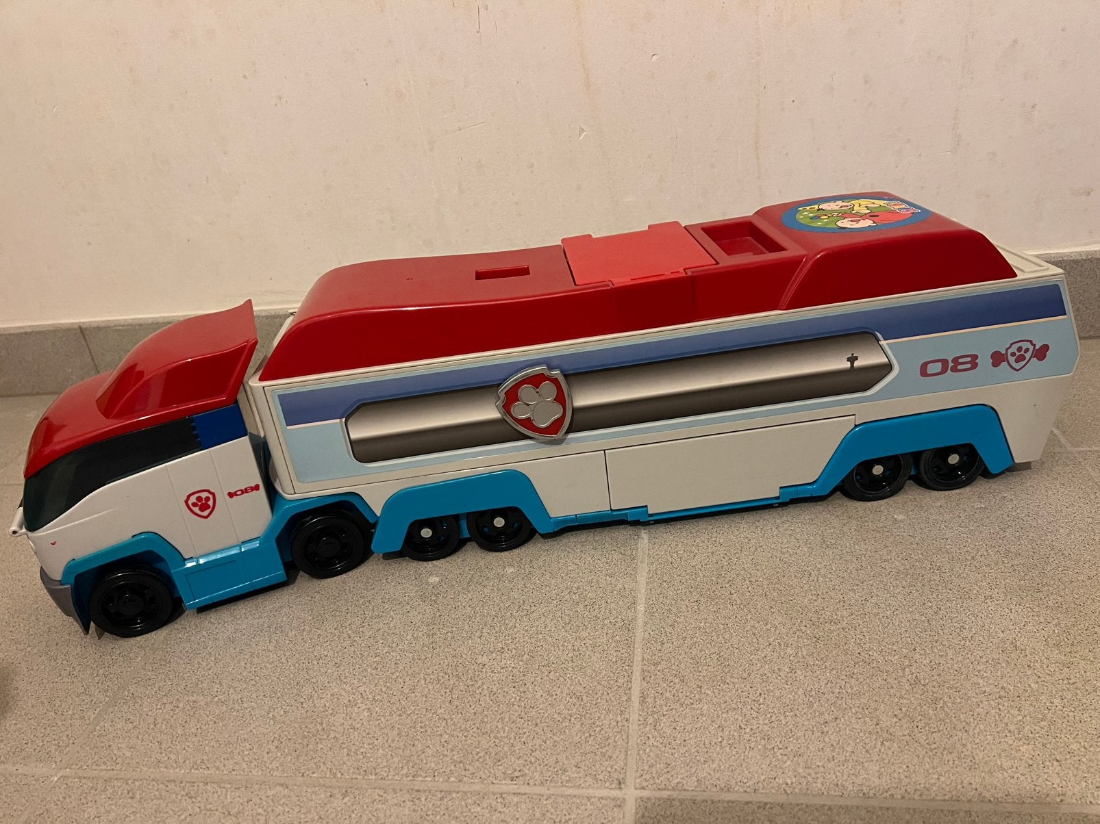 Paw Patrol transporter, truck, Ophalen