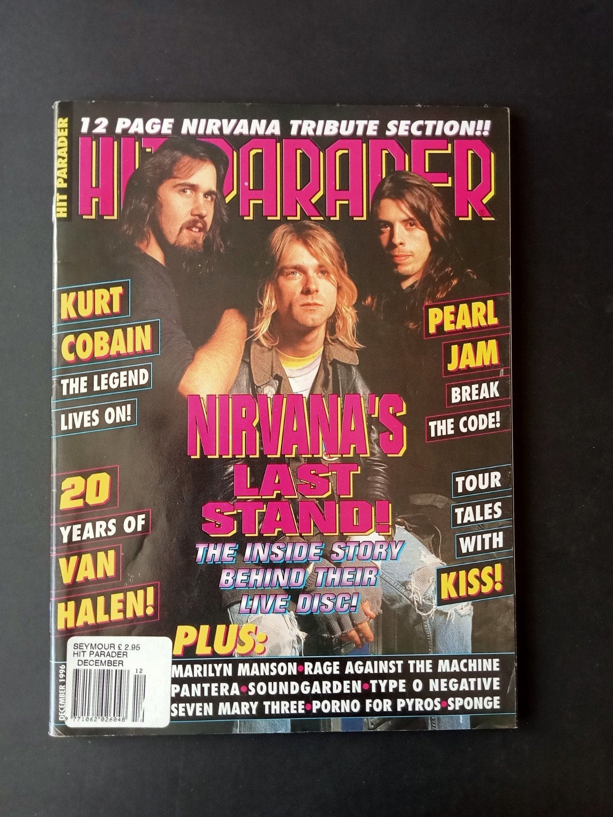 Nirvana, VS Hitparader magazine 1996, Ophalen of Verzenden