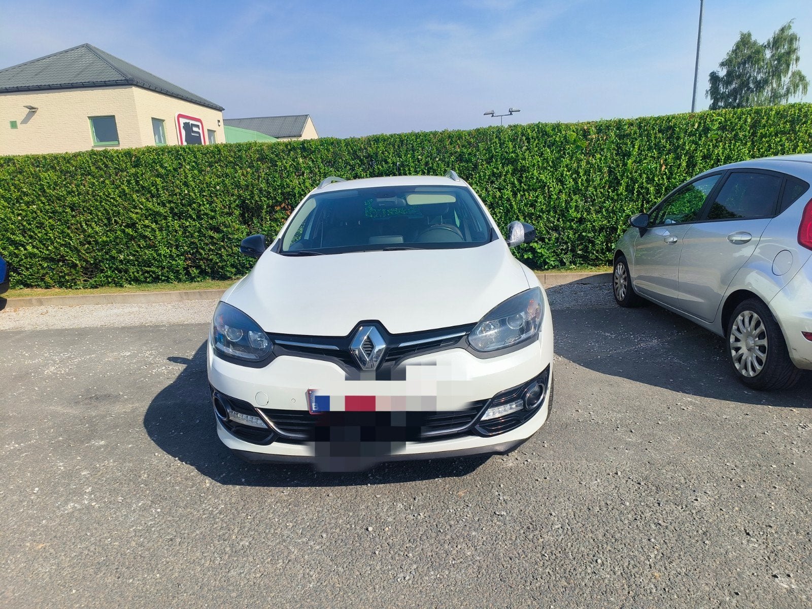 Renault Mégane, Navigatiesysteem, Leder en Stof, Wit, 5 deurs