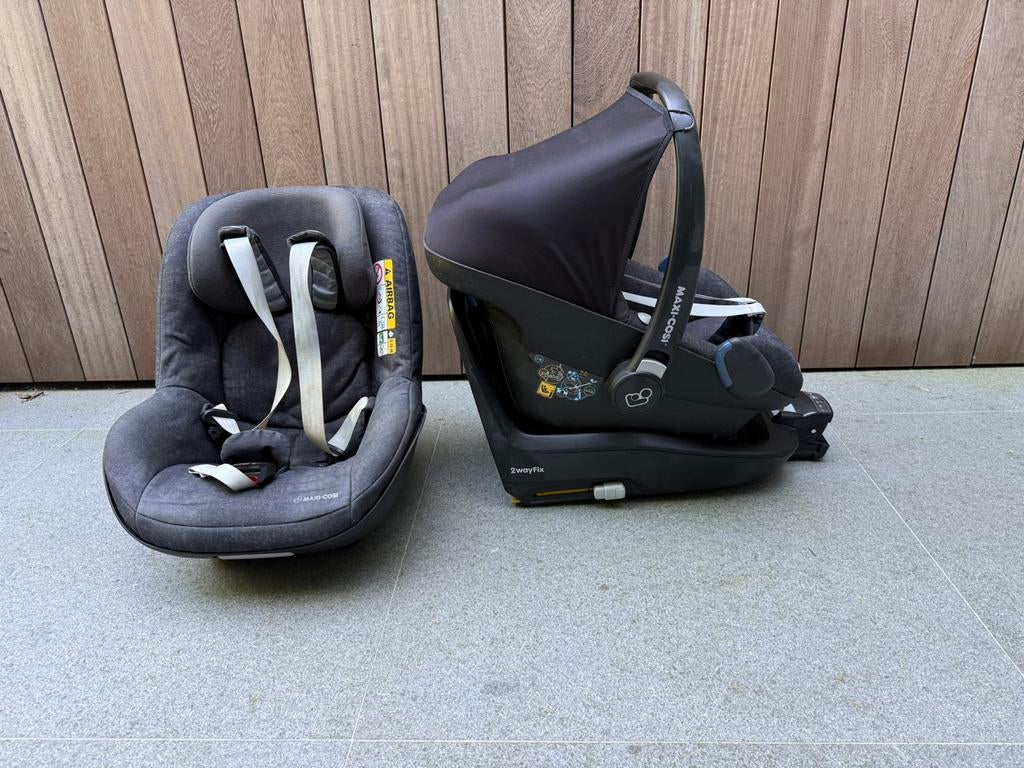 Maxi cosi autostoel bundel (baby + peuter) - 40€, Kinderen en Baby's, Autostoeltjes, Ophalen, Autogordel of Isofix, Gebruikt, Zijbescherming