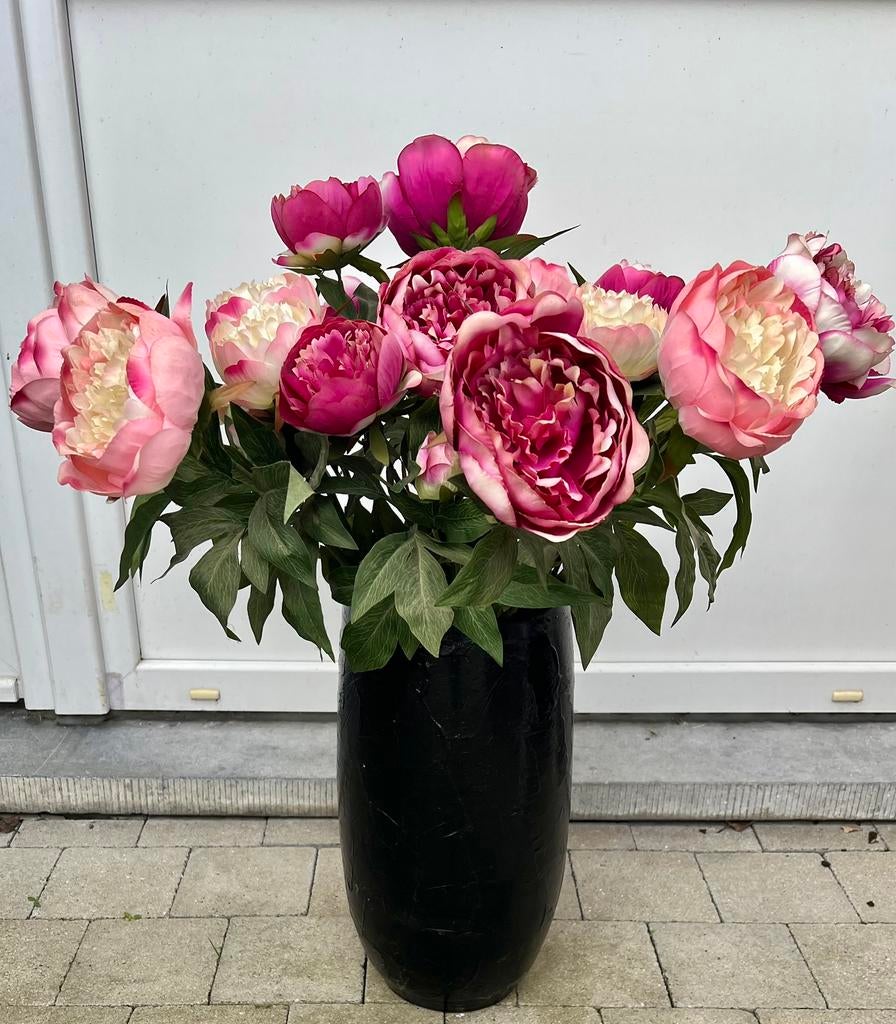 Te koop vaas met bloemen, Enlèvement, Comme neuf