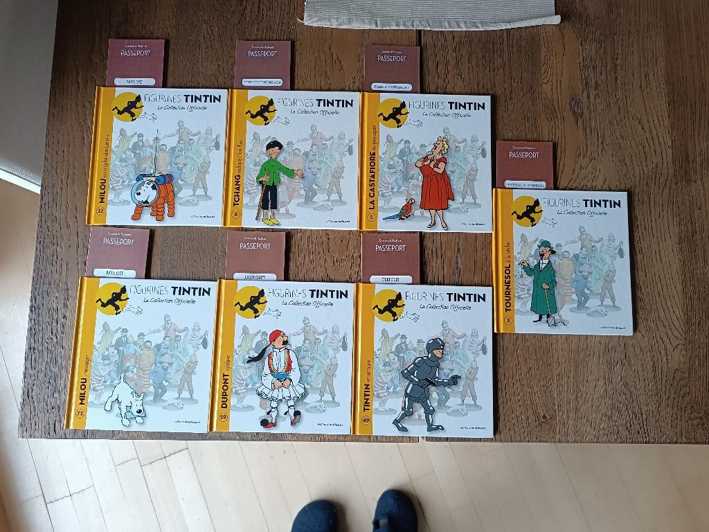 Livrets Tintin à vendre - sans figurines, Collections, Statues & Figurines, Neuf, Autres types, Enlèvement