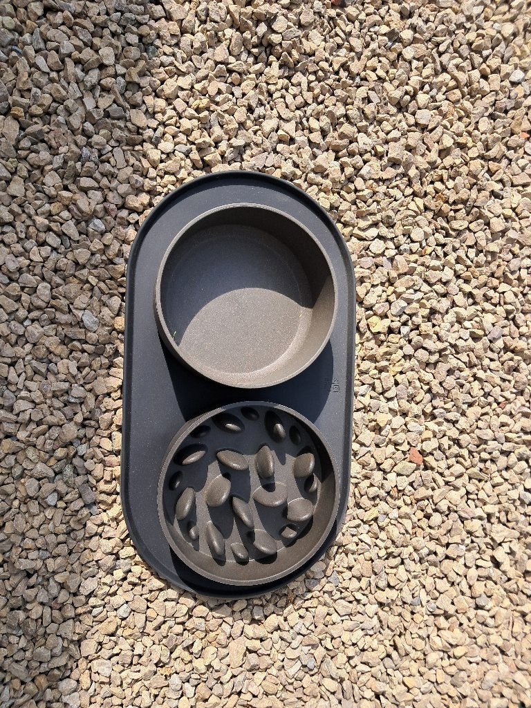 Eet en drinkbak honden met silicone matje, Ophalen, Anti-schrok, Nieuw