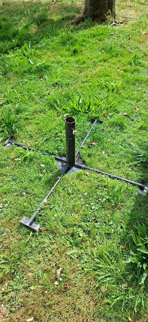 parasol steun, Tuin en Terras, Parasols, Ophalen, Gebruikt, 1 tot 2 meter, Parasolvoet