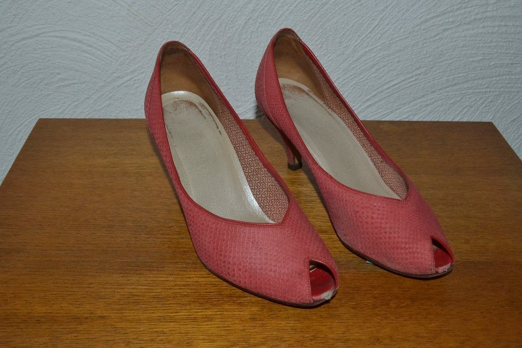 Vintage rode schoenen maat 38, Vêtements | Femmes, Chaussures, Rouge, Chaussures à haut talons, Enlèvement, Porté