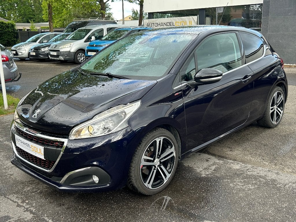 Peugeot 208 GT, 1.2i, 3/2016, 91.470Km, Airco, GPS, Garantie, Voorwielaandrijving, Stof, Euro 6, Blauw