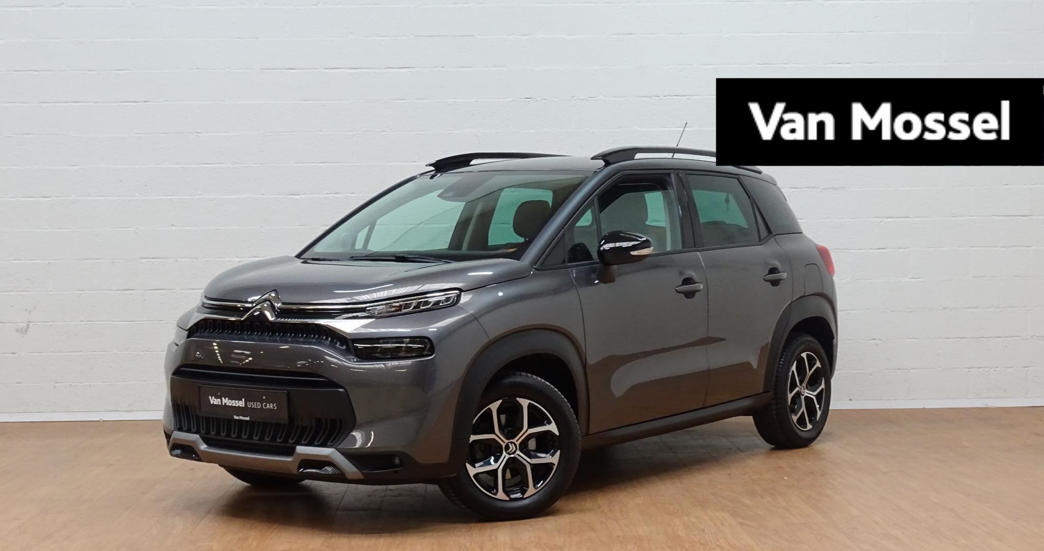 Citroen C3 Aircross 1.2T Shine automaat, Auto's, Zwart, 5 zetels, 3 cilinders, 131 pk