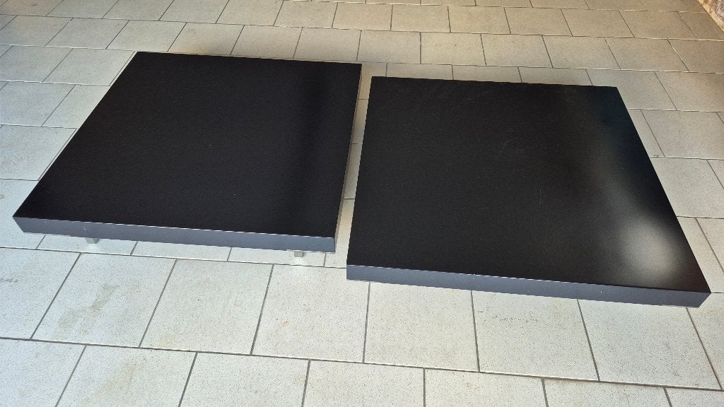 Artone lounge salontafel van Poliform, Ophalen, Gebruikt, 50 tot 100 cm, Vierkant