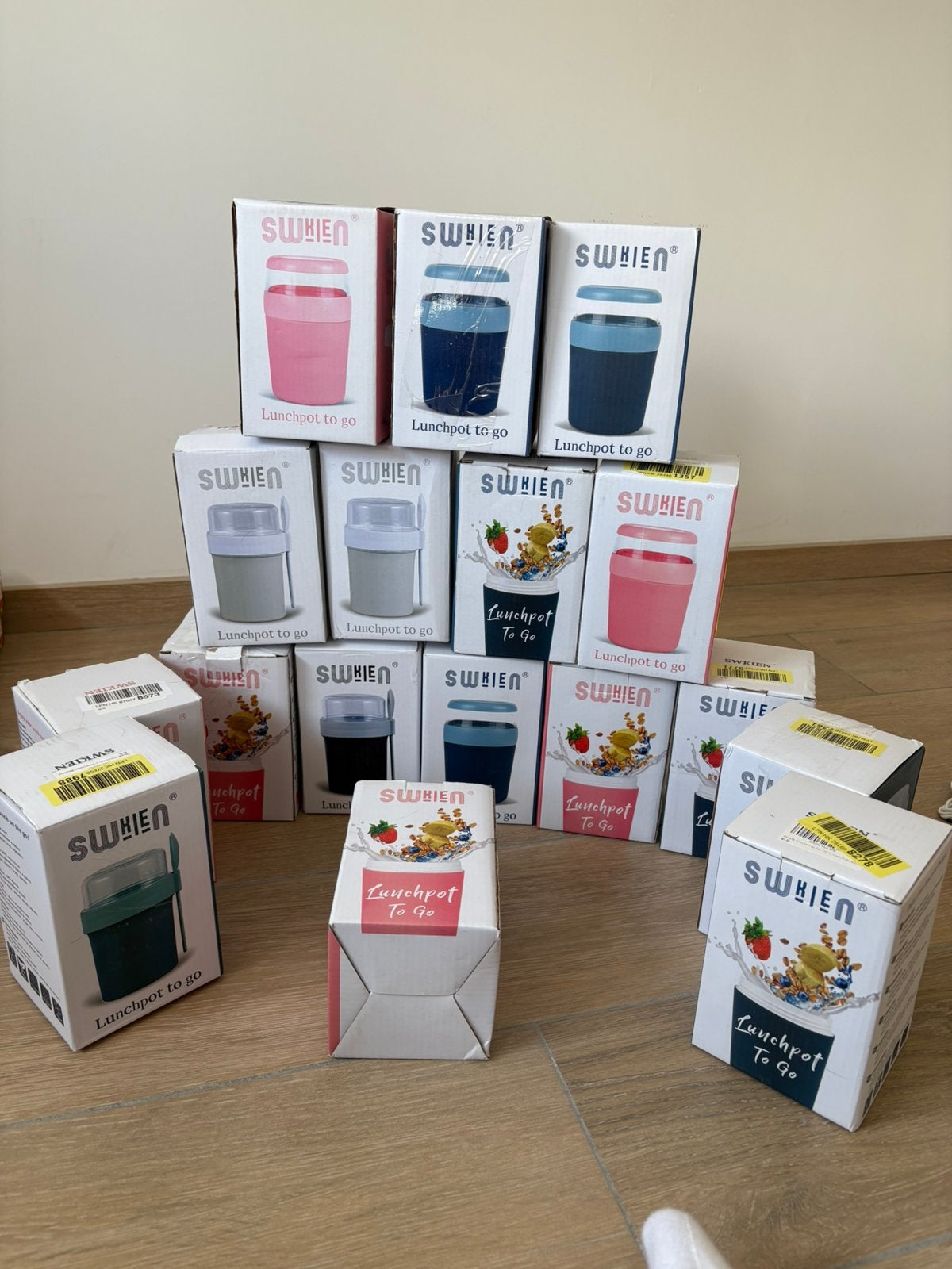 Pot hermétique lot de 17 pots, Enlèvement ou Envoi, Comme neuf