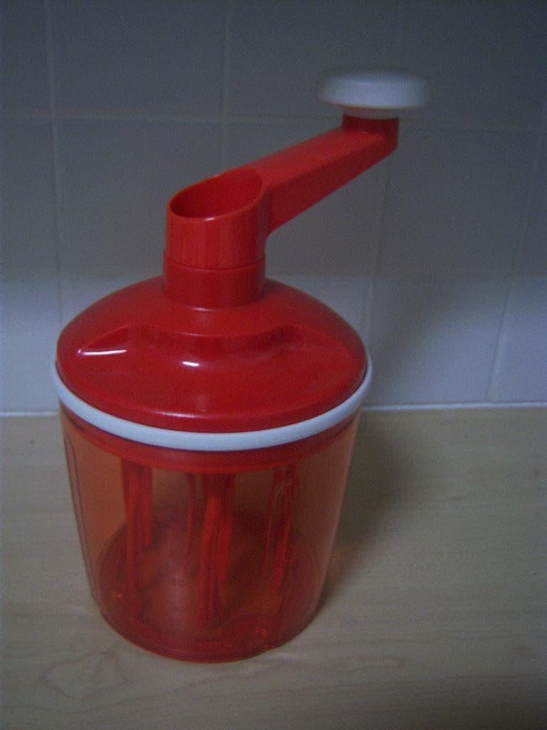 TUPPERWARE-MIXER, Ophalen of Verzenden, Zo goed als nieuw, Rood