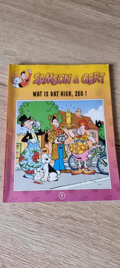 Strip Samson & Gert - 1 Wat is dat hier, zeg!, Eén stripboek, Ophalen of Verzenden